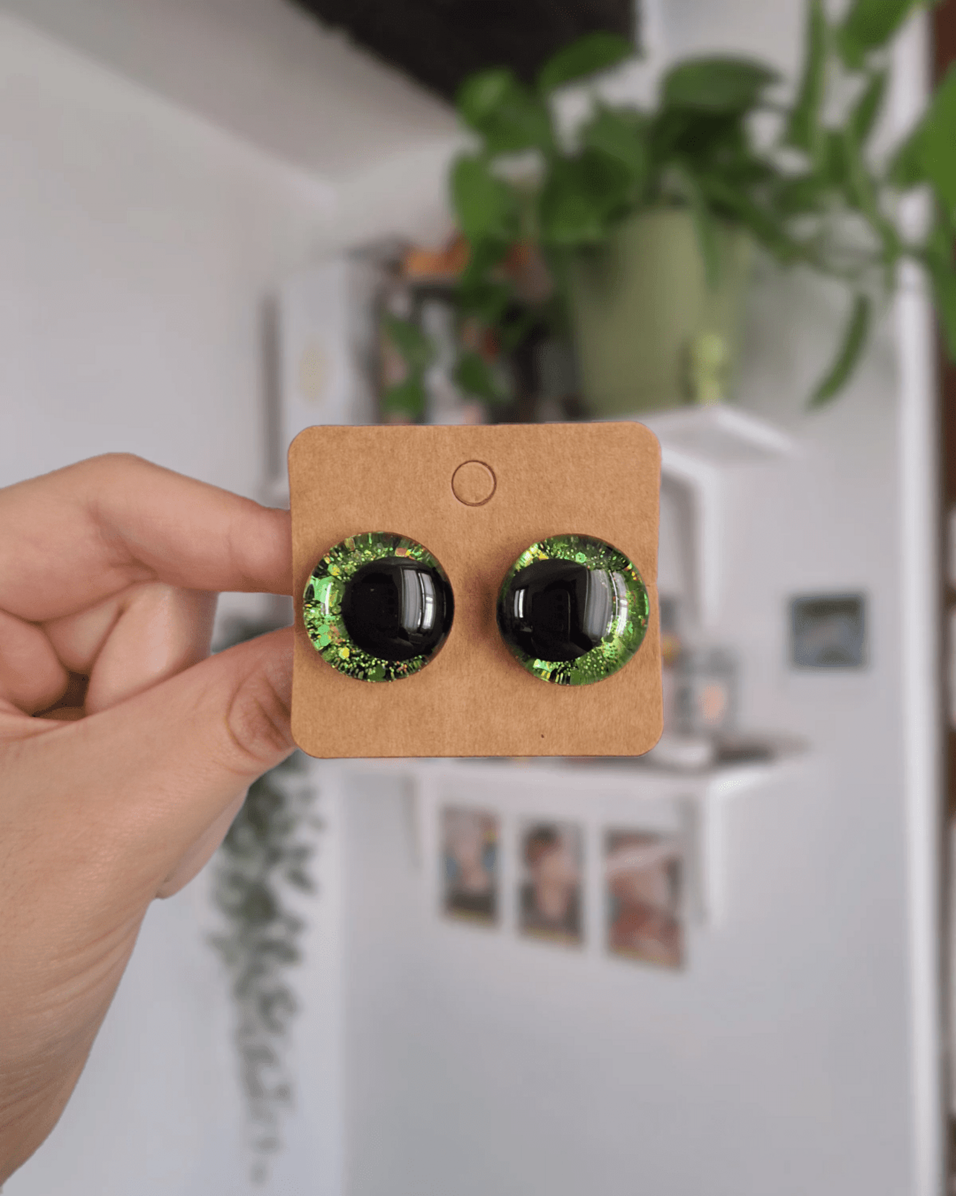 Ojos de seguridad de purpurina - 3
