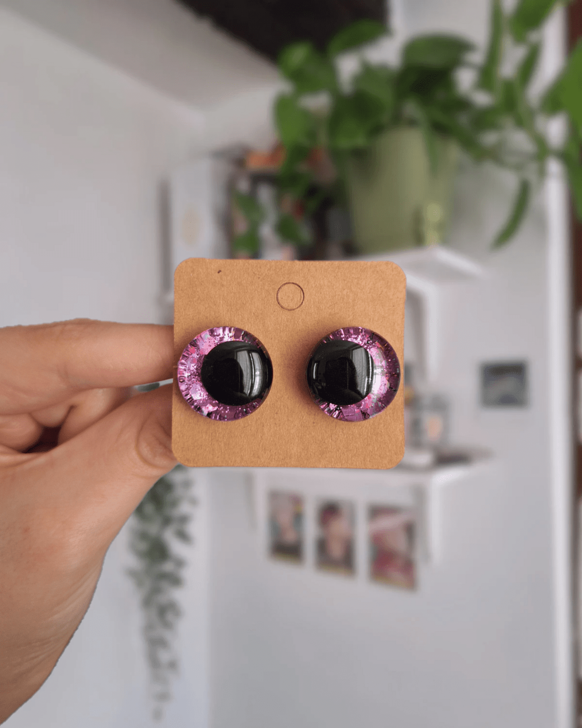 Ojos de seguridad de purpurina - 6