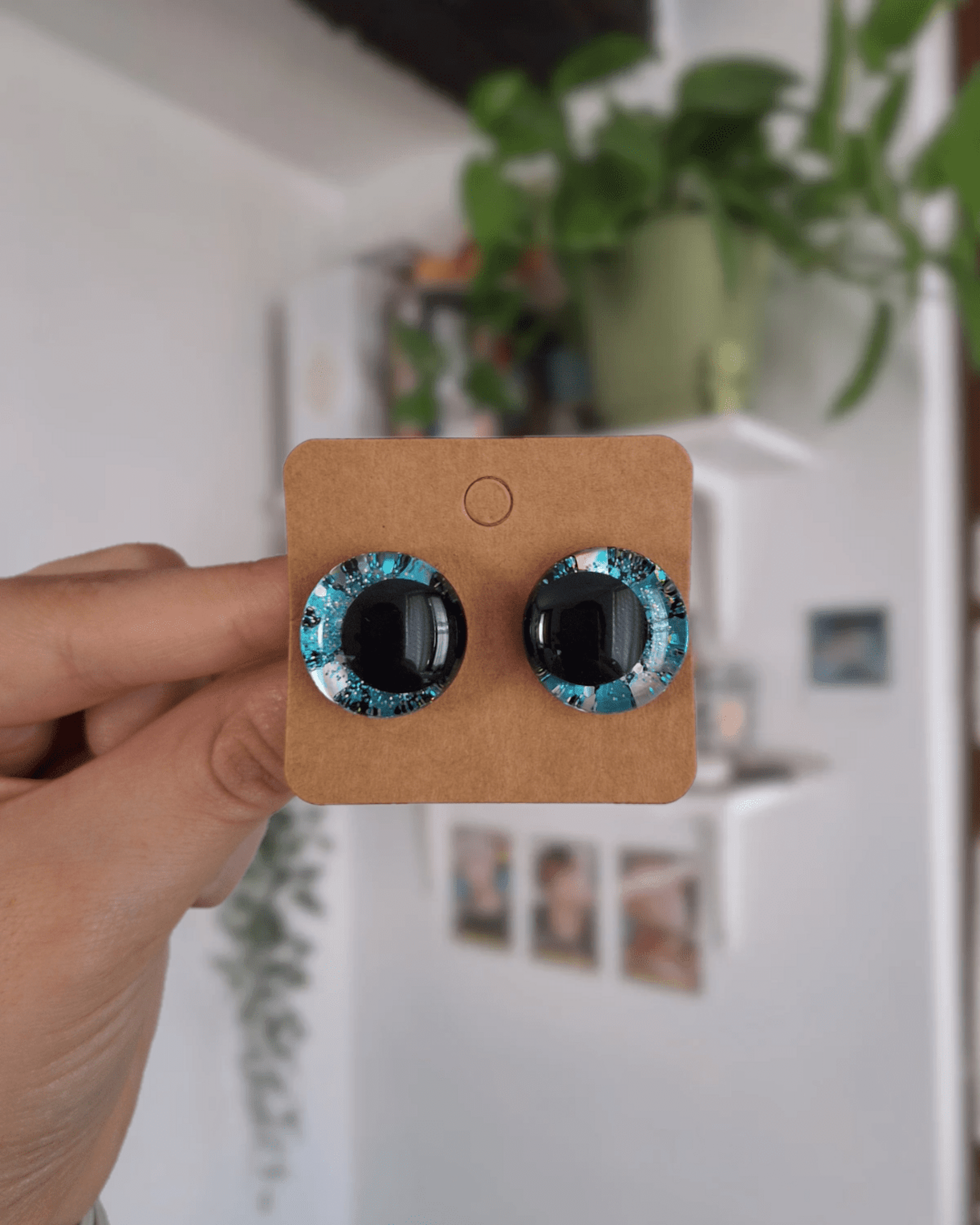 Ojos de seguridad de purpurina - 4